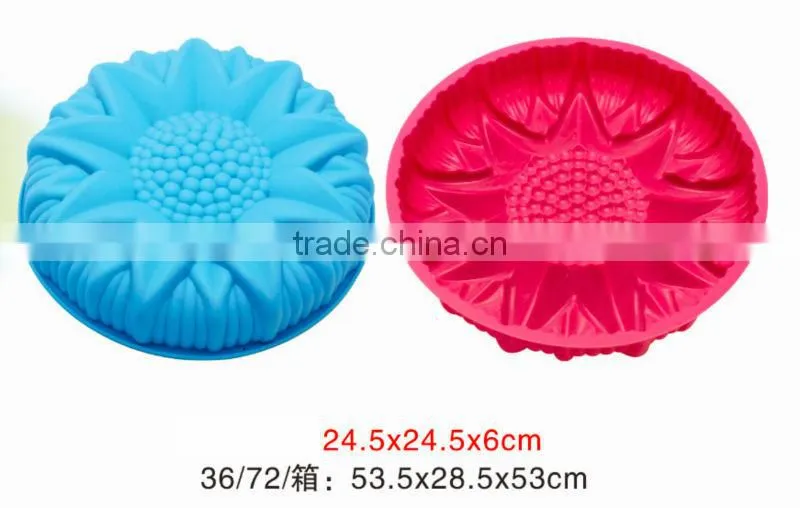 Easy to use silicone cake baking pan