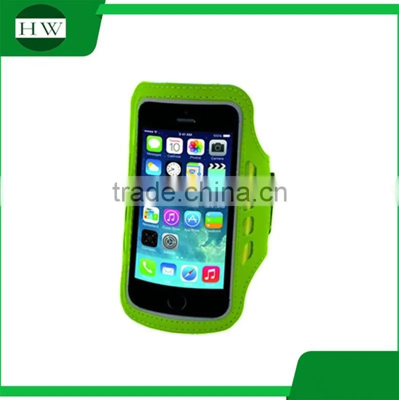 led pvc logo printed sport jogging running waterproof smartphone mobile phone bag arm band armband for ihpone 6 plus/Samsung