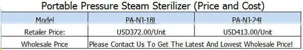 Portable Pressure Steam Sterilizer PA-NJ Dental Autoclave-Bluestone Autoclave
