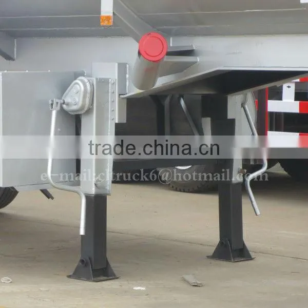 3 Axles Aluminum Alloy Delivery oil semi-trailer 60m3