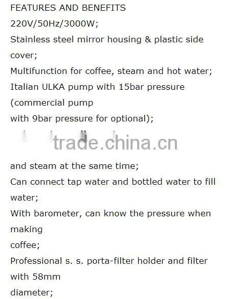 Hot sale cheap espresso electrical coffee maker,coffee maker machine(ZQ-3312)