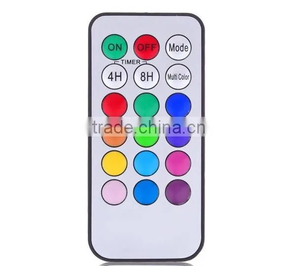 colorful Wax Battery electronic LED candle light