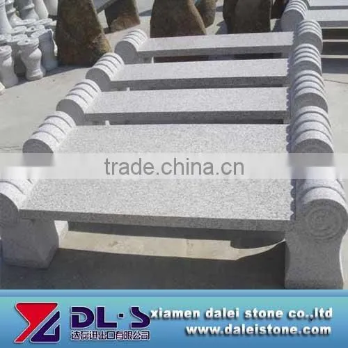 Garden granite chair/bench