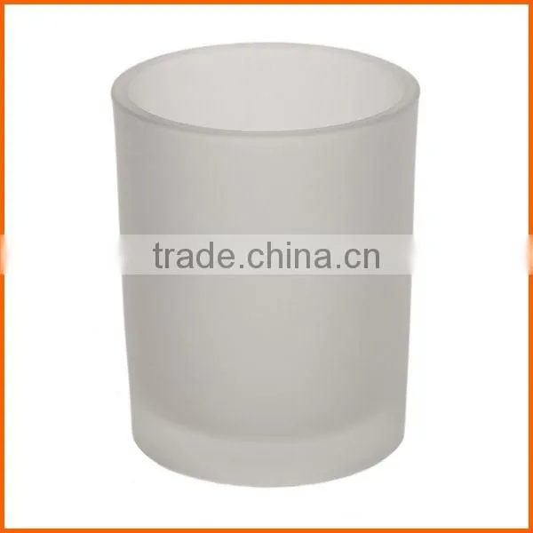 Customized colorful frosted glass cup