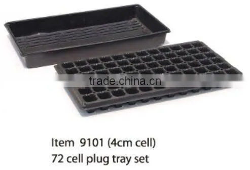 plastic tray without holes tube square pots containers