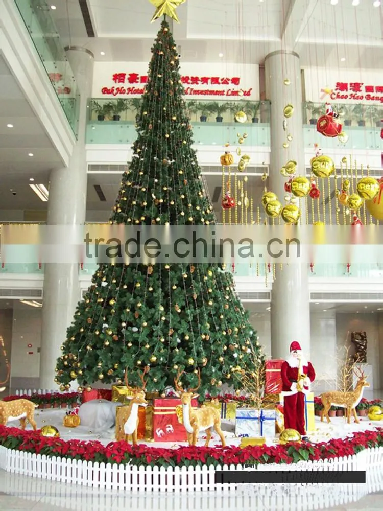 artificial xmas tree merry christmas PE/PVC factory decoration led christmas tree