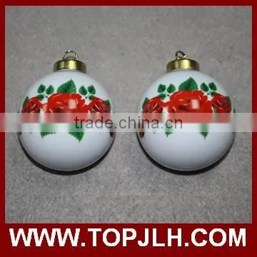 2017 hot wholesale ceramic ornament baubles