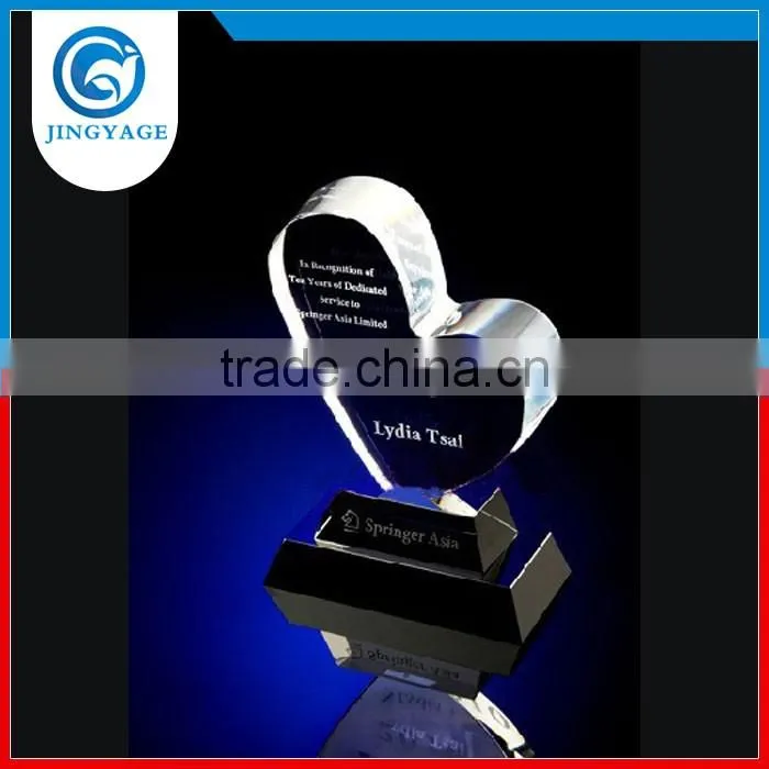 Jingyage Promotional Products Achievement Crystal Plaques Awards, Crystal Trophy Awards Crystal Trophy Souvenir
