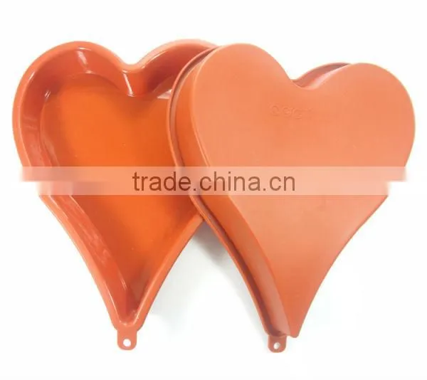 Family use custom shaped Big love heart shape Cake Pan