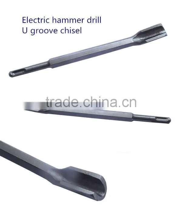 SDS max U Groove Chisel / Bent chisel used with electric hammer drill