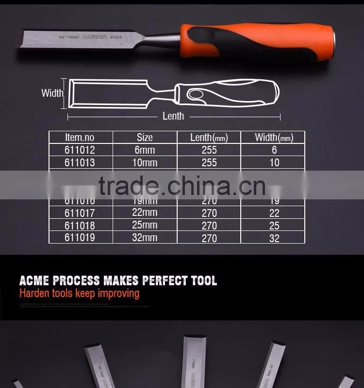 Double Color Durable Woodwork Wood Carving Chisel Set