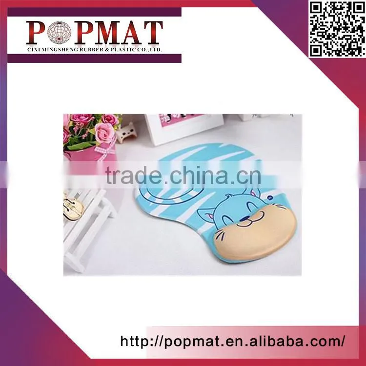Cheap Advertising Customized Rubber Wrist Mouse Pad With Good Quality