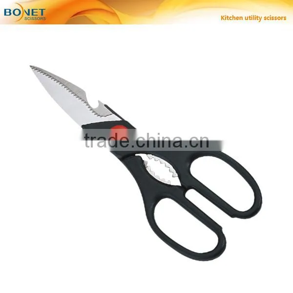 S53005N LFGB Certificated 8" magnetic cap fridge stainless steel kitchen scissors