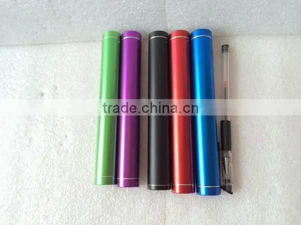 Wholesale 3600mAh Mini Aluminum Round Tube Power Bank Charger
