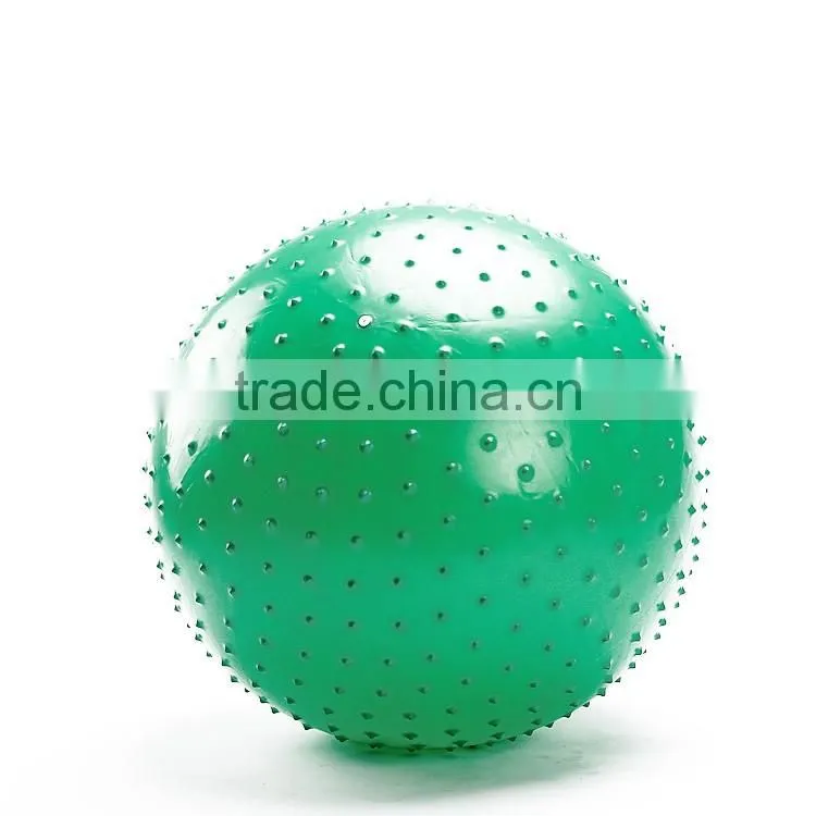 Wholesale ECO anti-slip anti burst PVC massage ball Yoga ball For Fitness