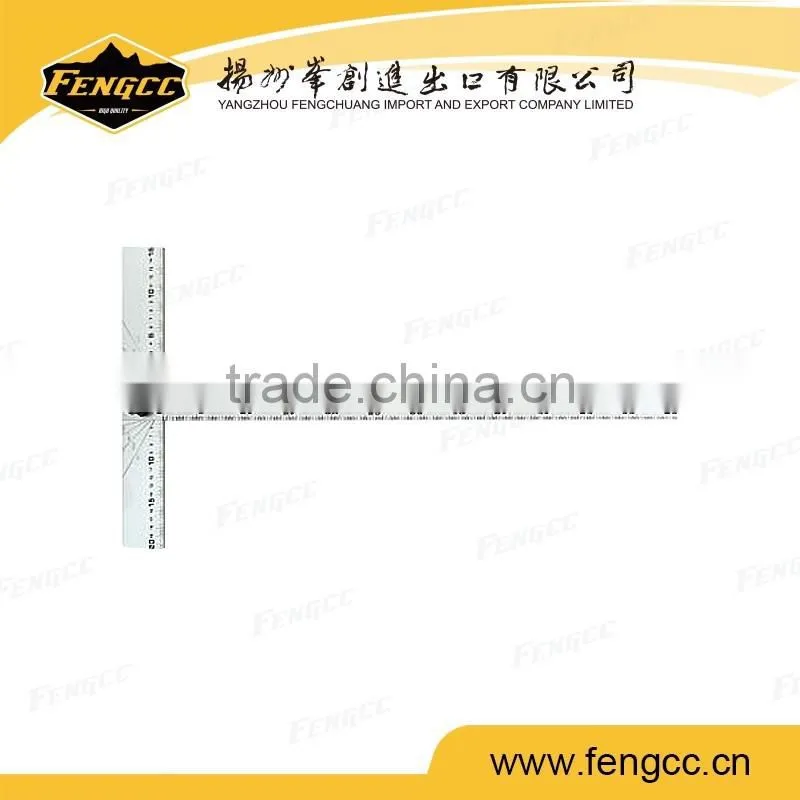 2015 Promotional Logo Adjustable T-shaped Aluminium Square Ruler