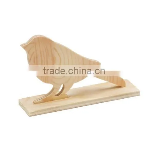 custom unfinished wooden animal for home deco
