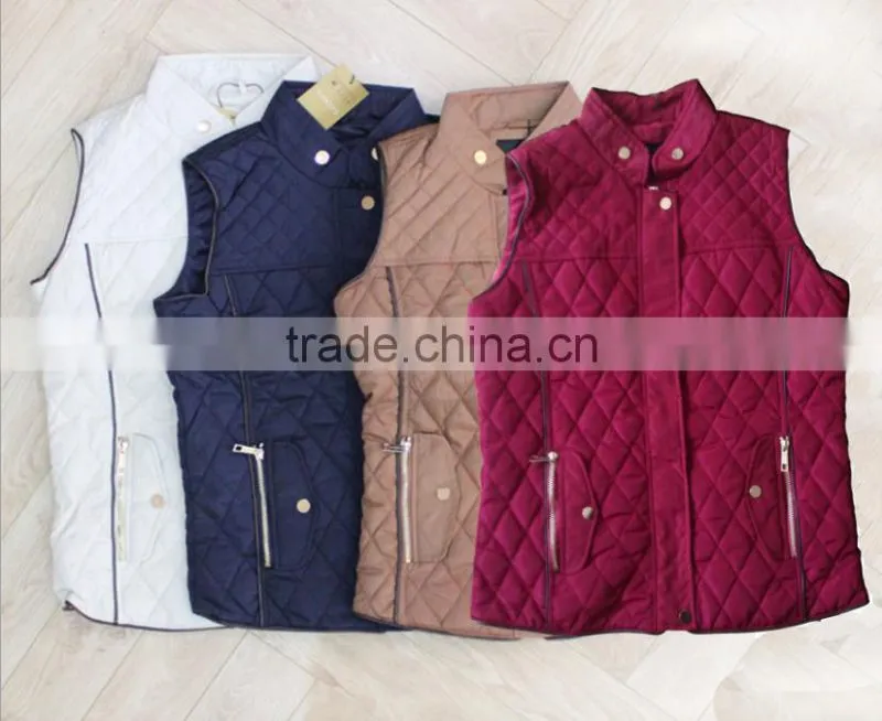 Fashion Customized And printed Various Ladies Padded Vest