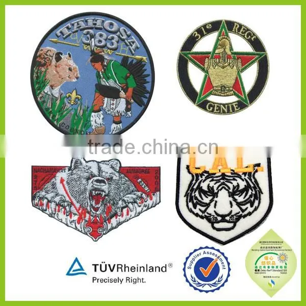 Embroidery logo Patches football team embroidery eagle patch