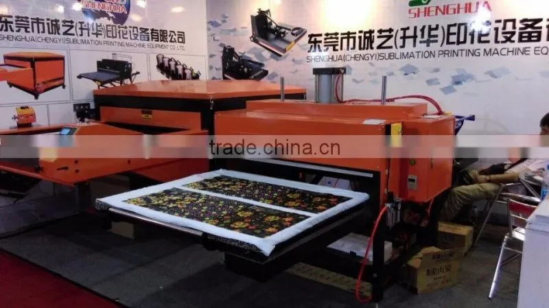 Air powered Pnuematic heat press machine 80*100cm, 100*120cm