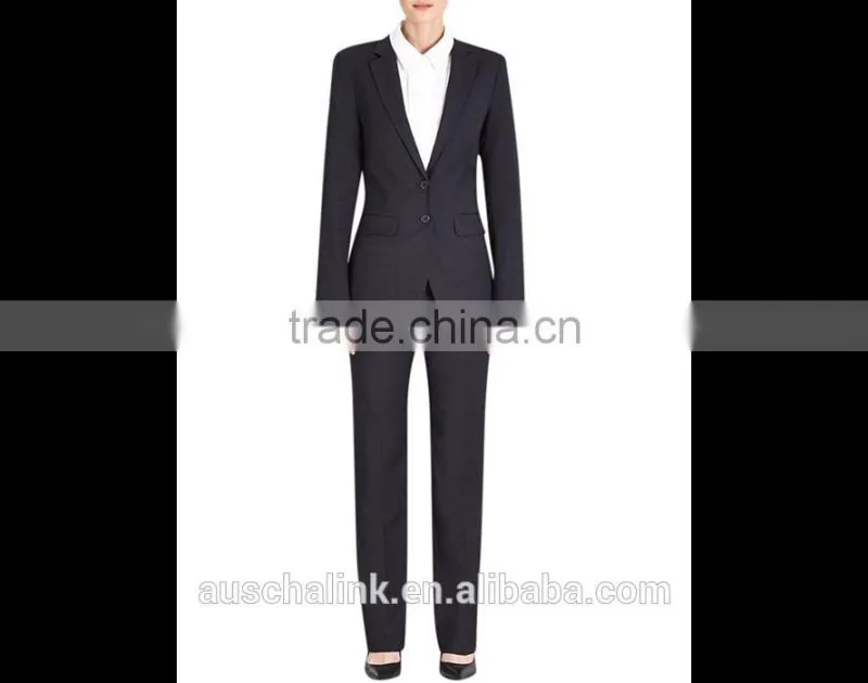 best selling classic cheap charcoal formal trousers for women