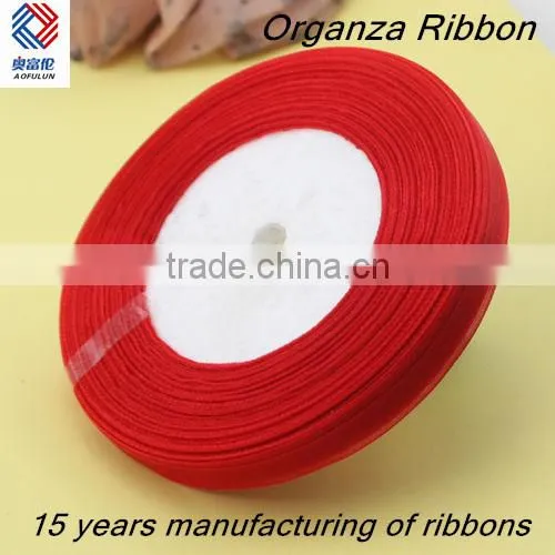 China Wholesaler of Organza Ribbon in High Quality and Cheap Price
