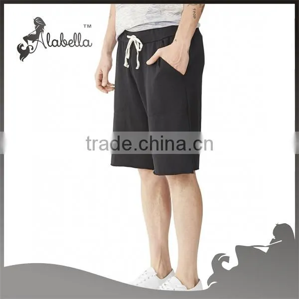Wholesale gym shorts men's running black shorts