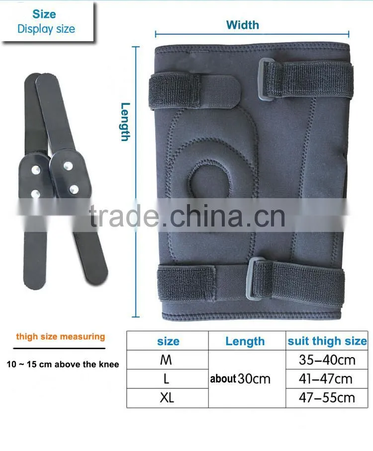 Alibaba Express Double Fold Steel Bars Knee Brace,Kneecaps