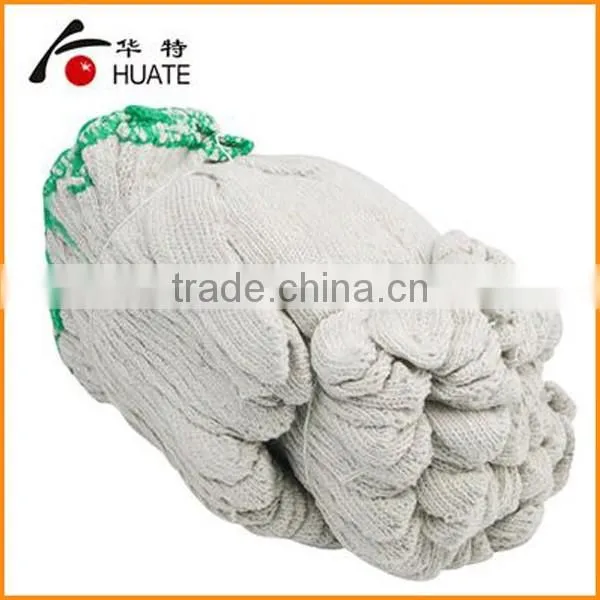 Labor knitted rough yarn cotton gloves for hands protection