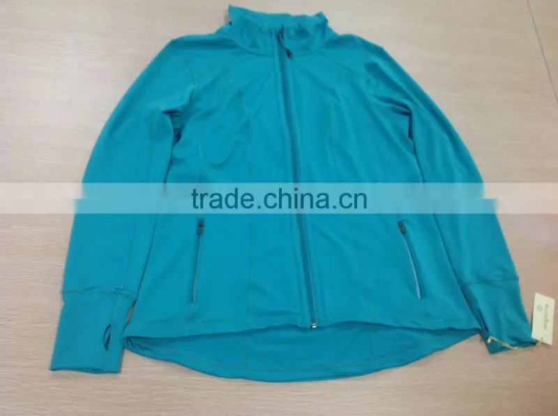 OEM style High quality WOMEN WARM ZIPPER POCKET SWEATSHIRT