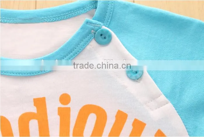 OEM wholesale high quality custom bamboo/cotton design comfortable baby clothes