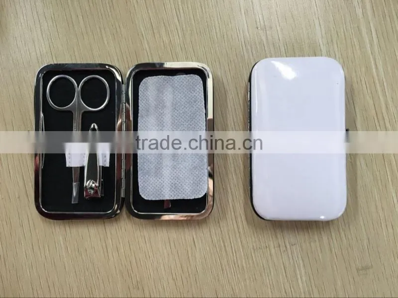 Manicure set with 5 tools in PU container