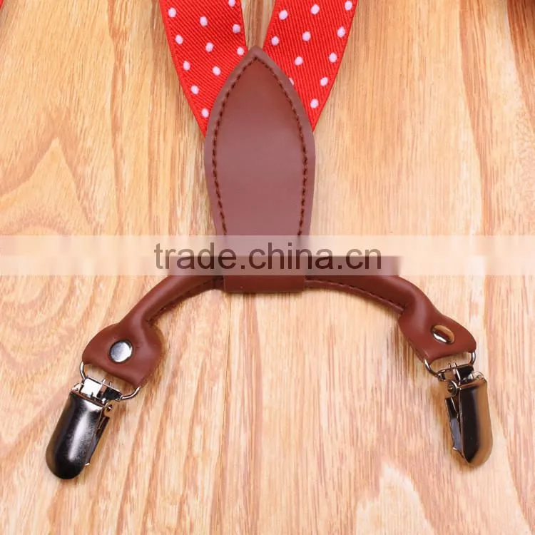 Suspenders Kid's Clip-on X back Steampunk Costume Tux Dance Prom Cosplay