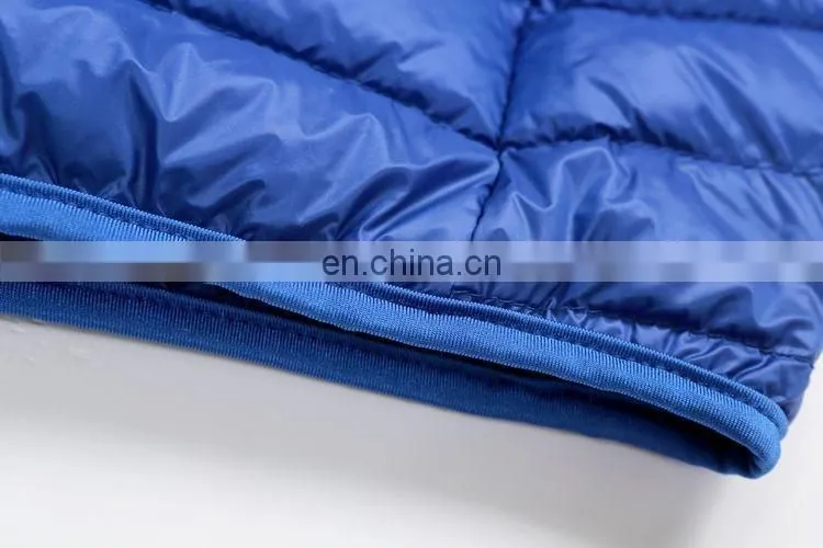Packable Ultralight Sleeveless Coats Men Winter Feather Down Vest jacket