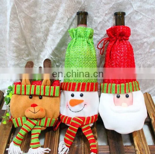 Popular Christmas Candy Bags Santa Elk Snowman Cheap Gift Bags