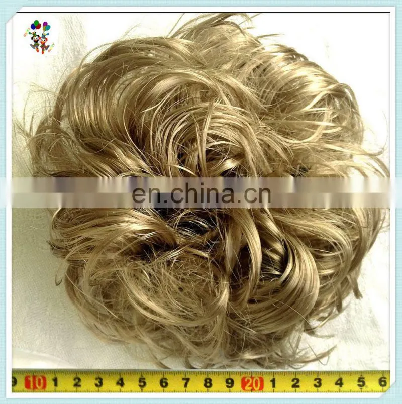 Natural Colors Kids Dome Scrunchy Bun Synthetic Hair Pieces HPC-0125