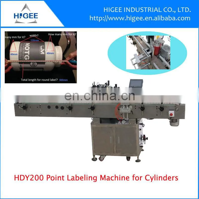 HIG servo motor economy automatic labeling machine for bottles