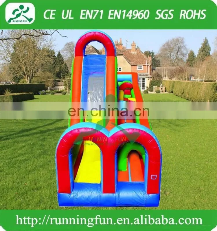 0.55mm PVC Materia Boot Camp Inflatable Obstacle Type Cheap Inflatable Obstacle Course For Sale