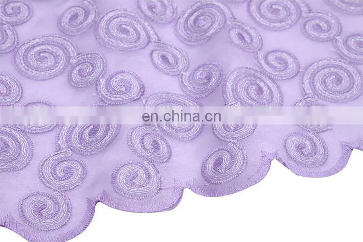 Women latest swiss double organza lace