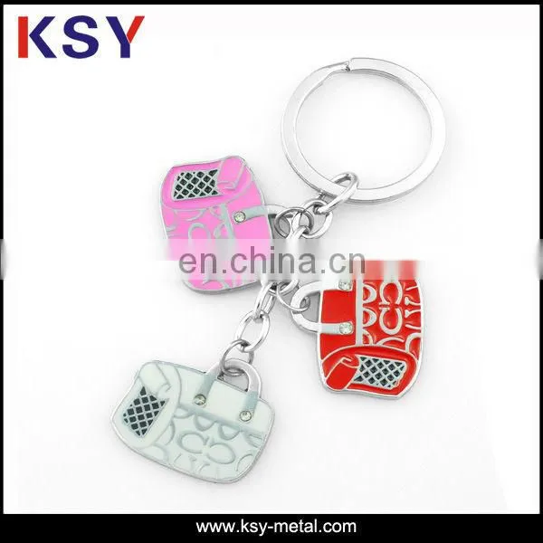 2014 New Arrival Leather metal keychain