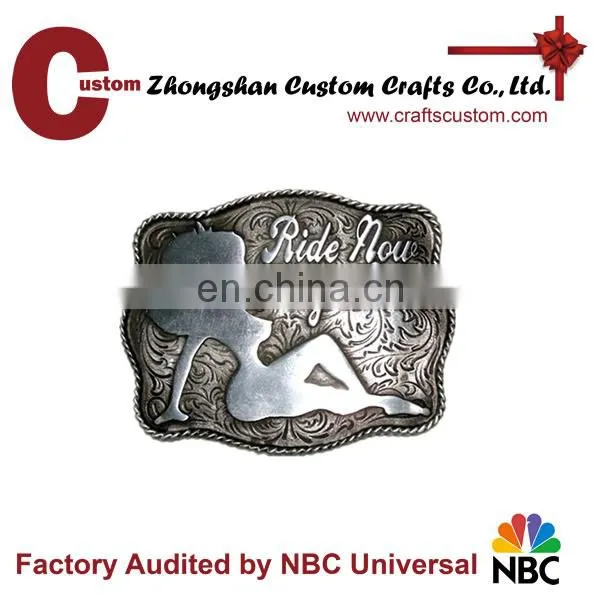 Custom brand metal logo plate metal label holder metal name tag