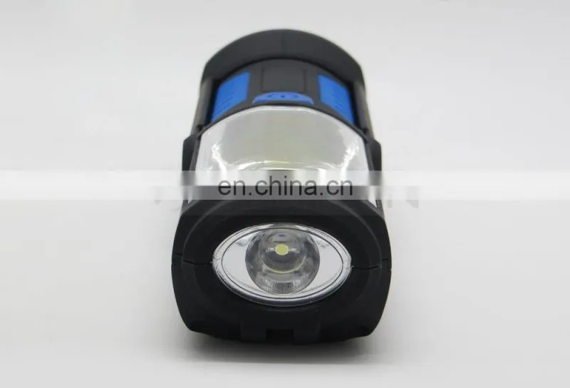 360 Rotation Adjusting Camping Hook Hanging COB LED Magnetic Working Light