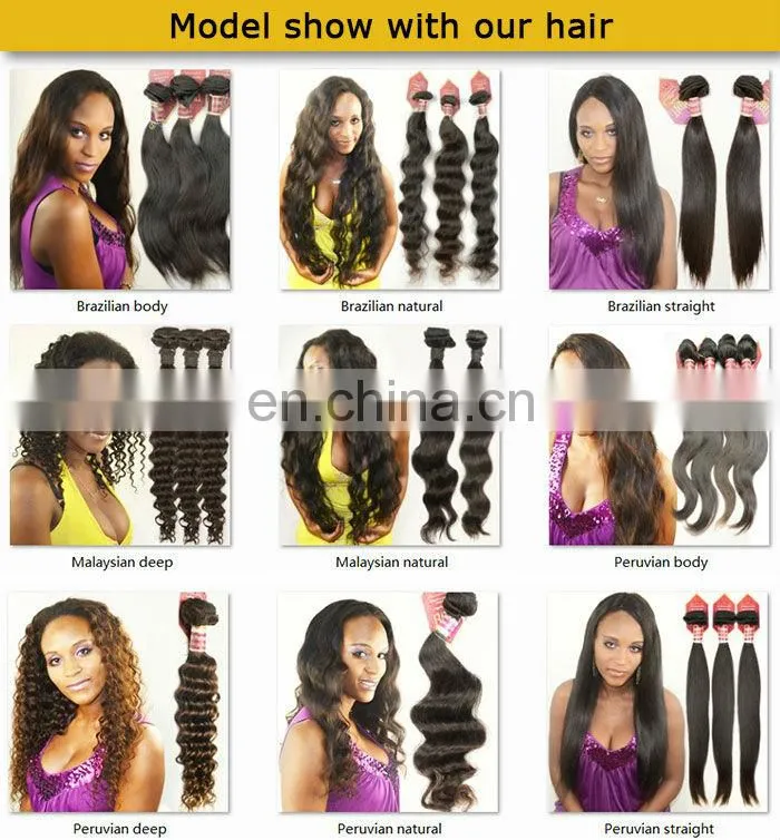 No shedding Virgin Brazilian hair Remy Wefts for wholesaler