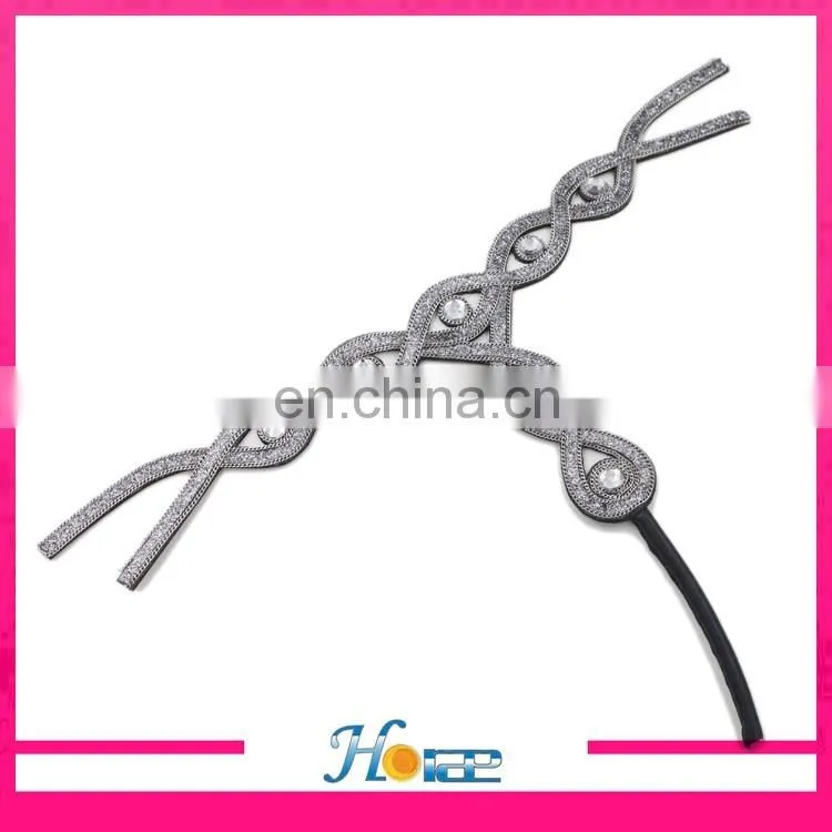 wholesale hotselling PU leather women shoe decoration sandal slipper accessory