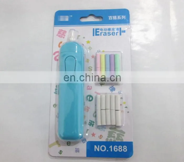 Electric Eraser, Battery Operated Eraser with 20 Colorful Eraser Refills for Pencil