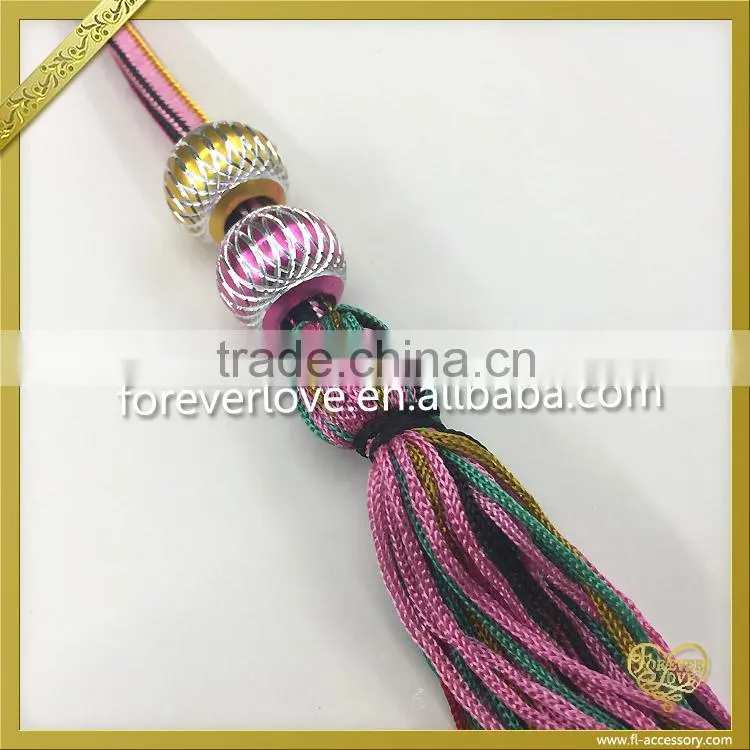 Wholesale Miseed Color Decorative Silk Tassel /Colorful Tassels FT-040
