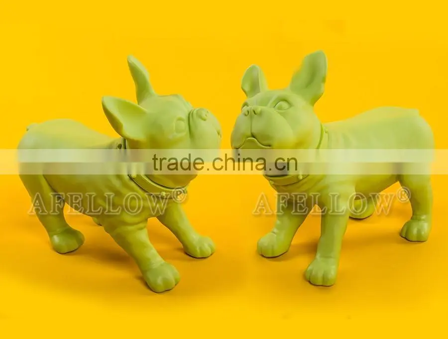Plastic dog mannequin,green animal mannequin manikin dog KIVEN6