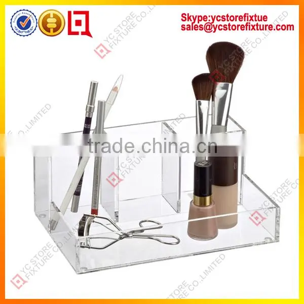 2015 new fashion Transprent acrylic cosmetic display stand