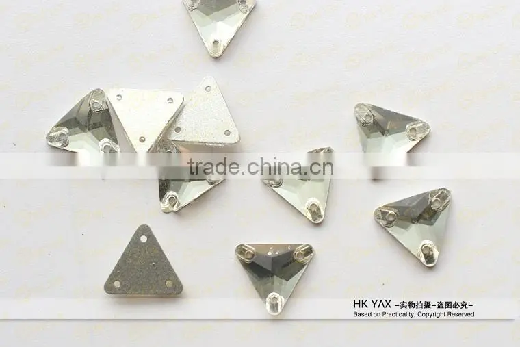 0415L Diamond Navette Oval Shapes Fashion Beautiful Beads chatons Sew On crystal rhinestones with holes