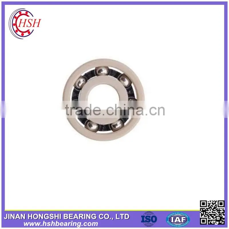 China Nylon Small Deep Groove Ball Bearings Roller Plastic Pulley Wheels with Bearings for Door Windows